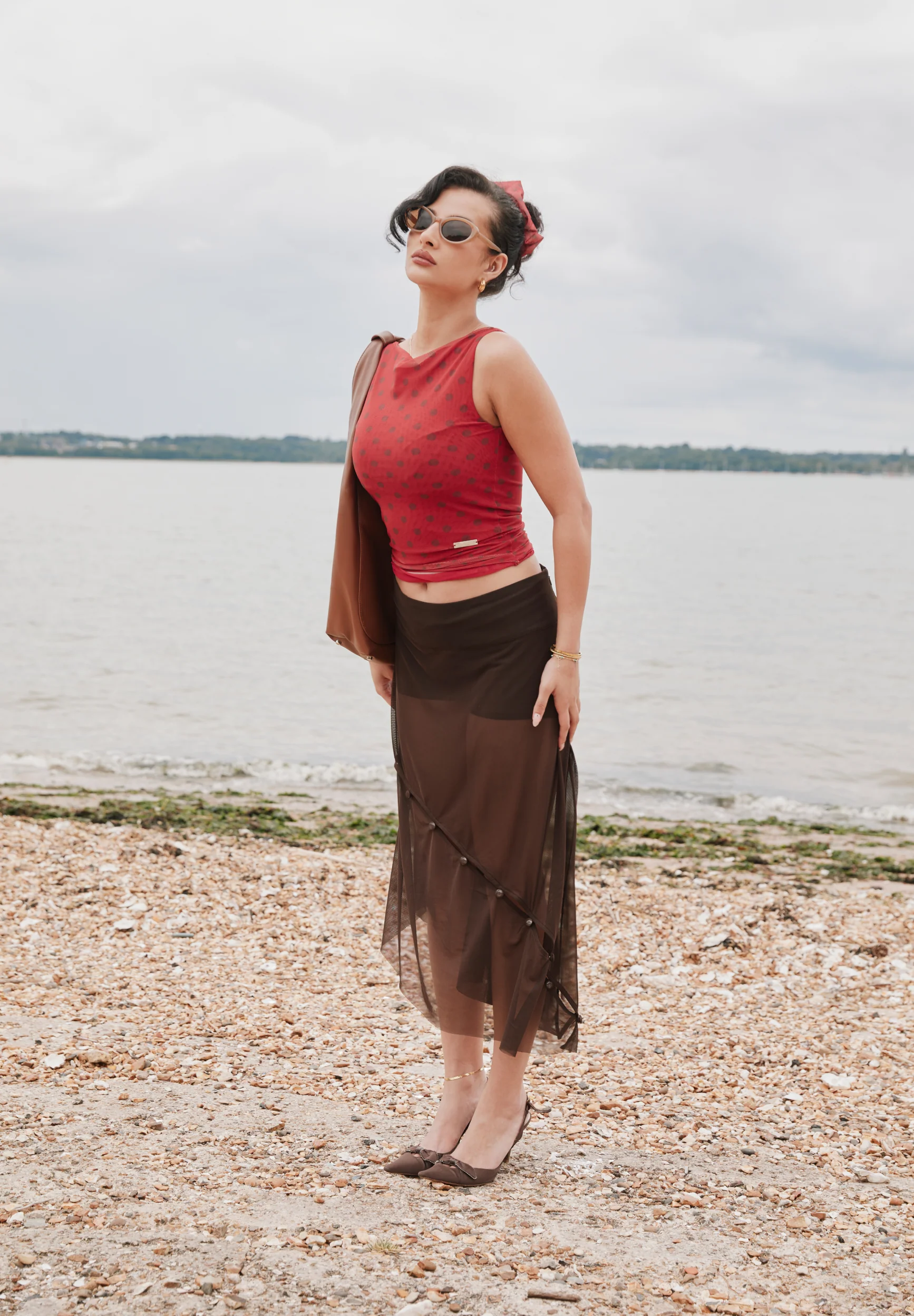 THE ROSEWOOD MESH SKIRT - Image 4